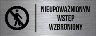 PLATE Administrácia Hliníkový piktogram
